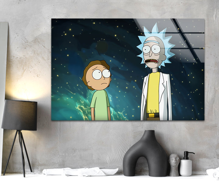 Creative animation art presenting a vibrant cartoon setting filled with unique characters and dynamic energy