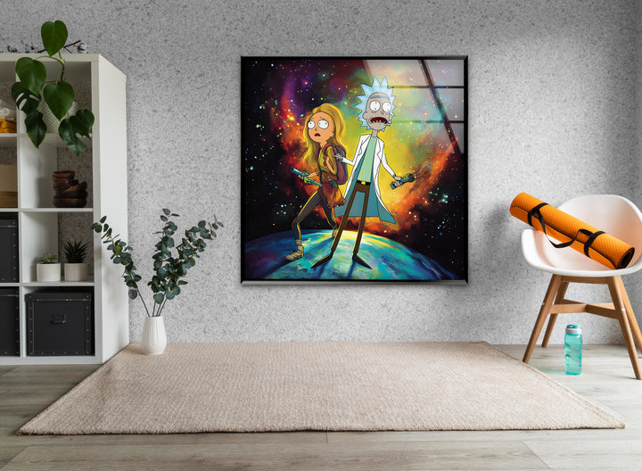 Whimsical cartoon art highlighting expressive characters and a vibrant animation-inspired design