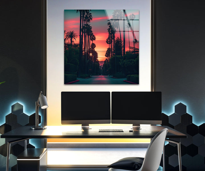 San Diego Glass Wall Art