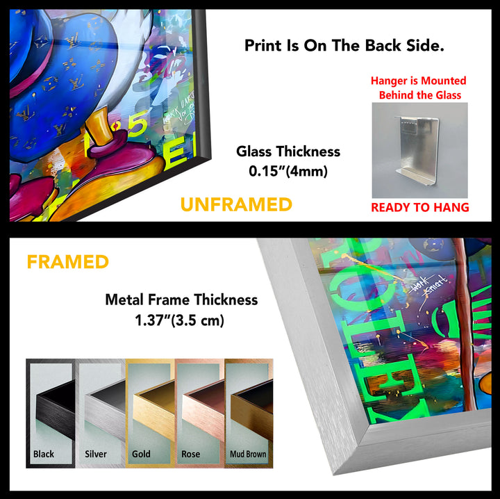 Selfmade Glass Wall Art