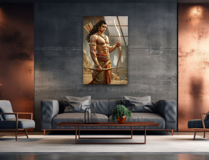 Kanta Sun God Glass Wall Art photo print on glass, prints on glass wall art
