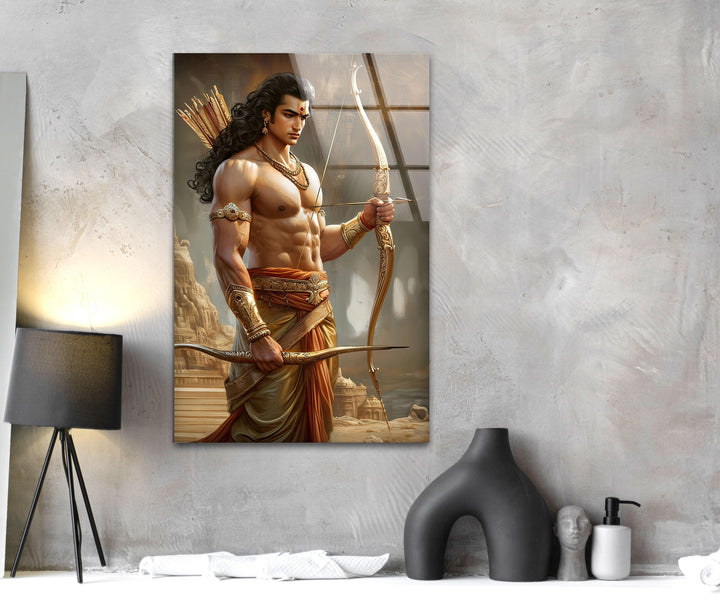 Kanta Sun God Glass Wall Art large glass photo prints, glass wall photos
