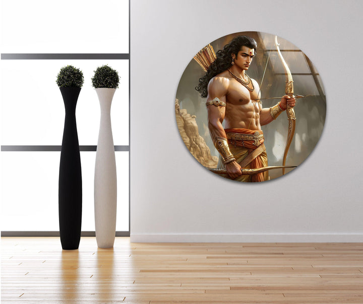 Kanta Sun God Glass Wall Art print on glass, glass printed photos
