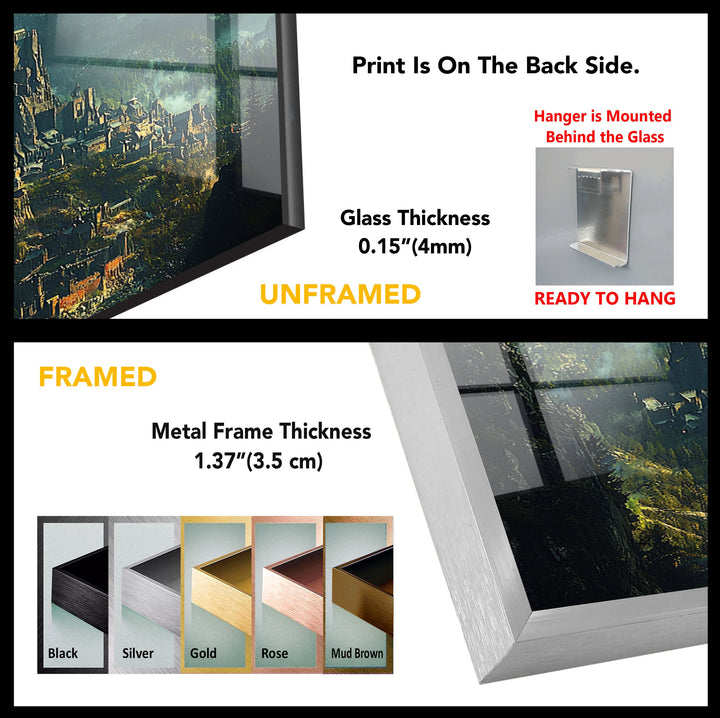 Smaug LOTR Glass Wall Art