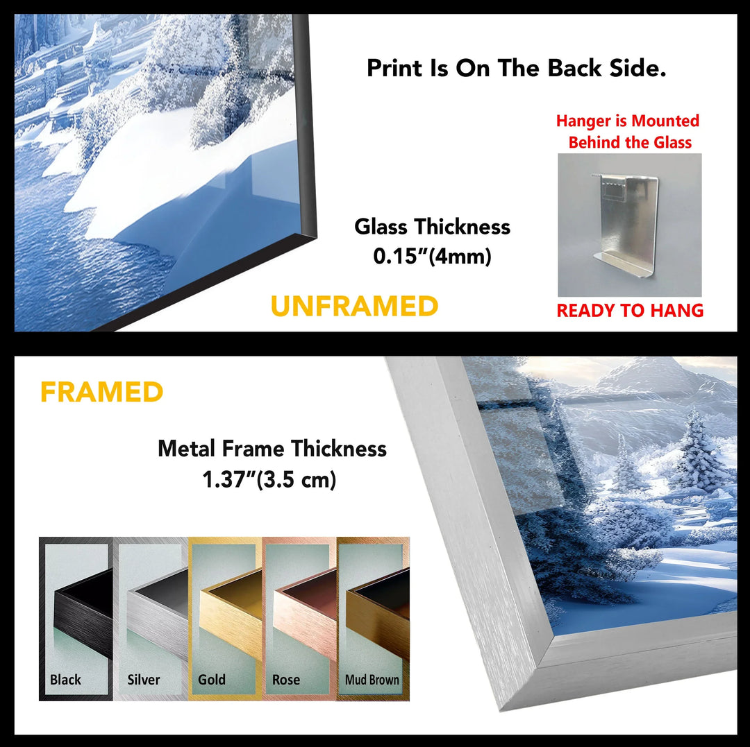 Snow Castle Glass Wall Art - MyPhotoStation
