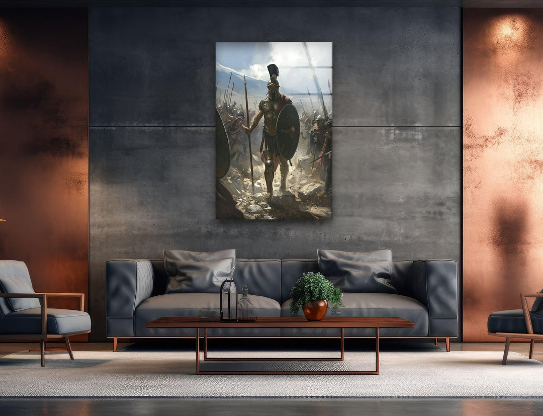 Spartan Warriors Glass Photo Prints
