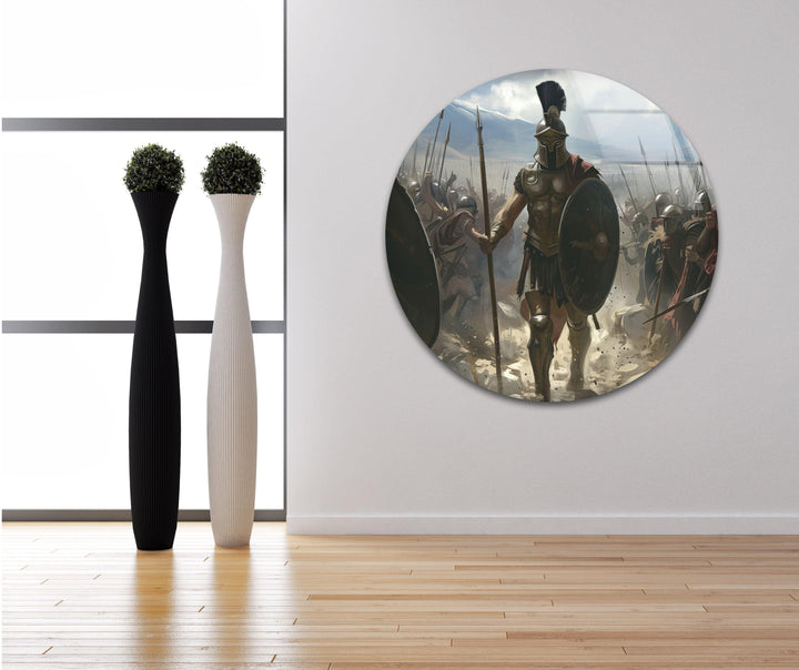 Spartan Warriors Picture on Glass Collections