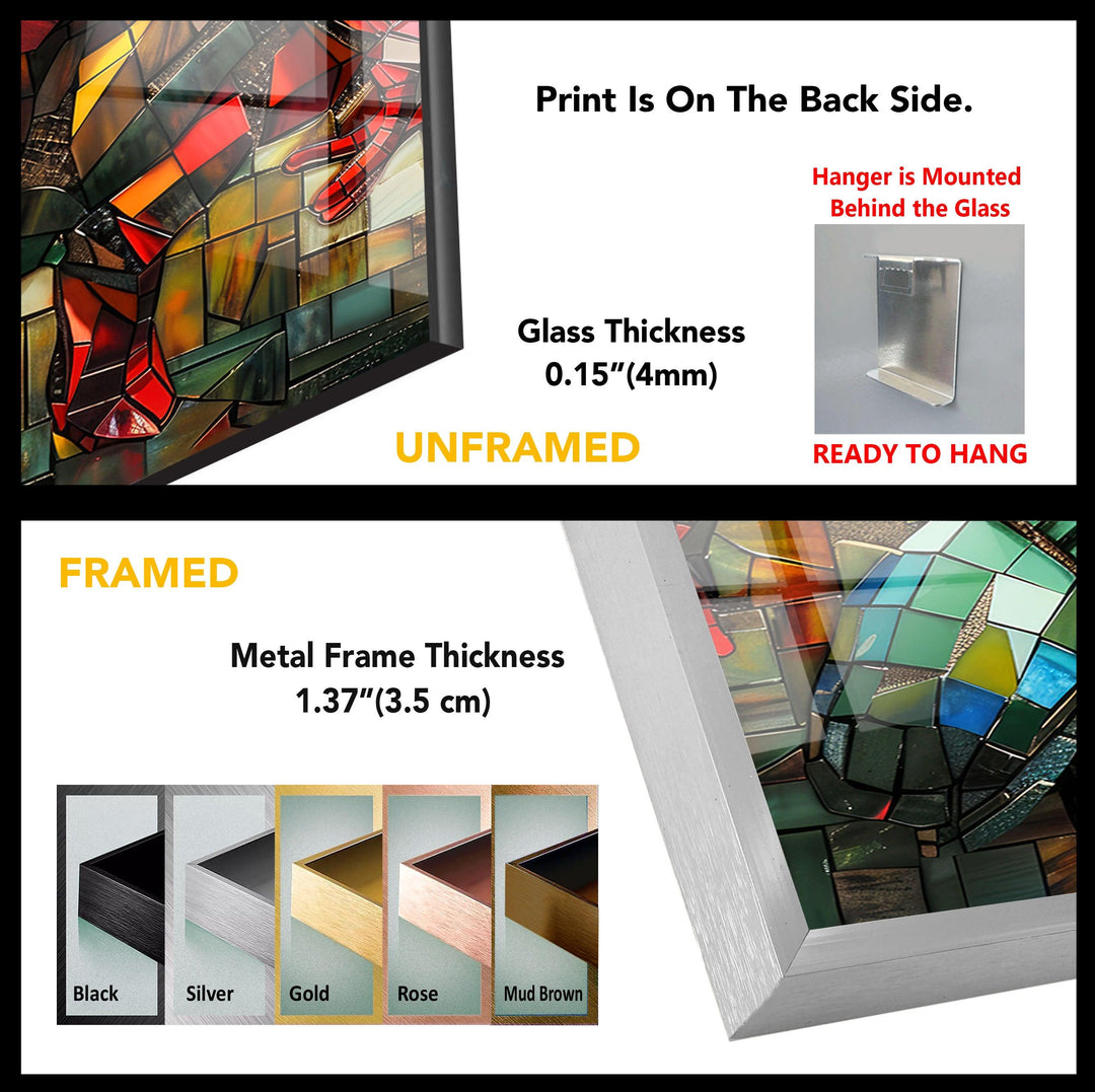 Spider Man Mosaic Tempered Glass Wall Art - MyPhotoStation