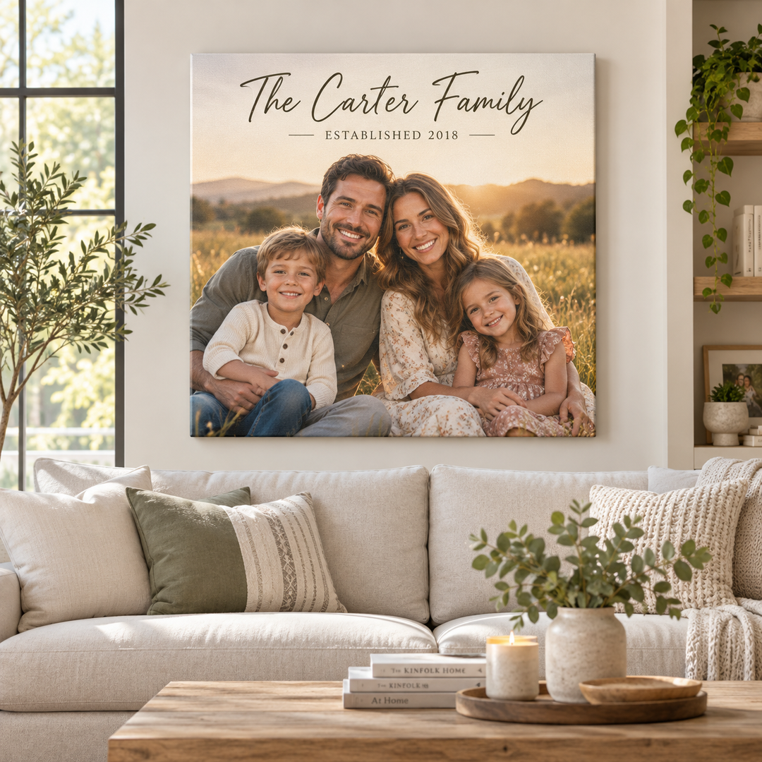 Horizontal Custom Canvas Wall Art