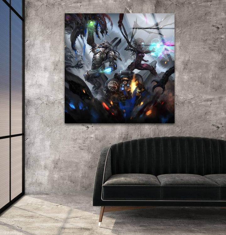 Starcraft Glass Art