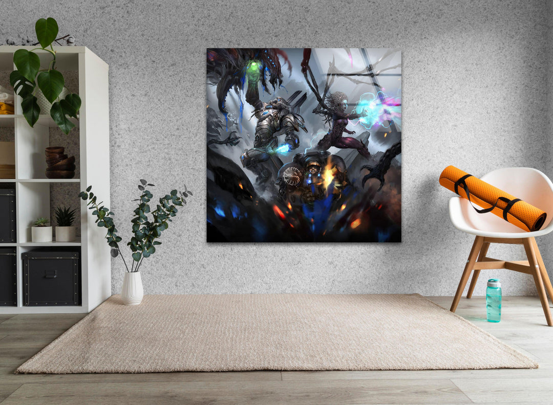 Stunning Glass Wall Pictures Art