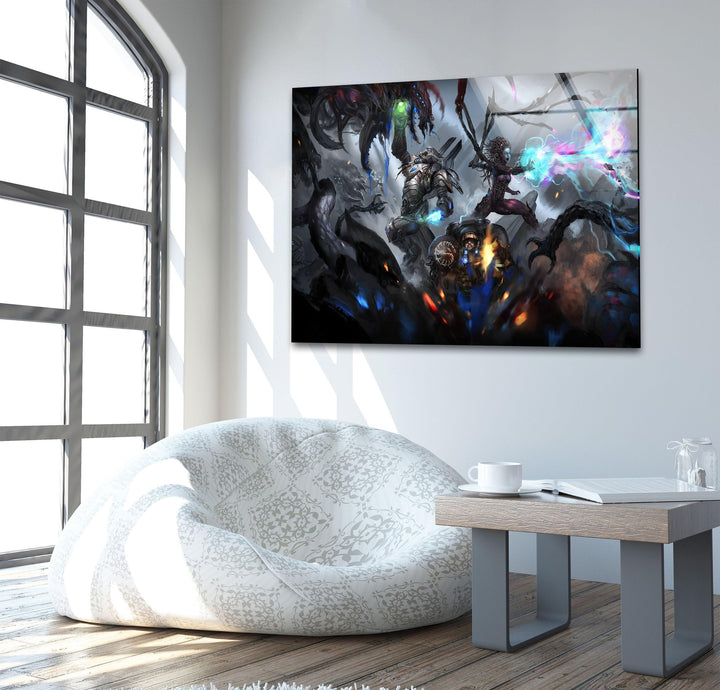 Vibrant Glass Print Wall Art Ideas