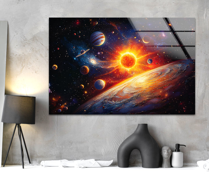 Space artwork featuring stunning depictions of nebulae, black holes, and distant star systems
