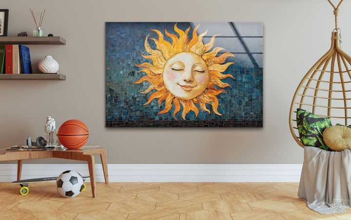Smile Sun Glass Wall Art art glass wall art, glass wall art pictures
