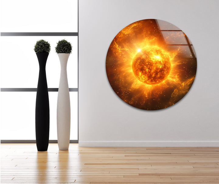 Space paintings blending artistic creativity with mesmerizing depictions of outer space


