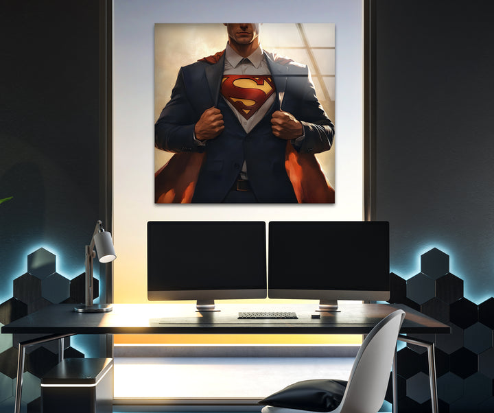 Superheroes wall art showcasing creative and detailed illustrations of heroic adventures
