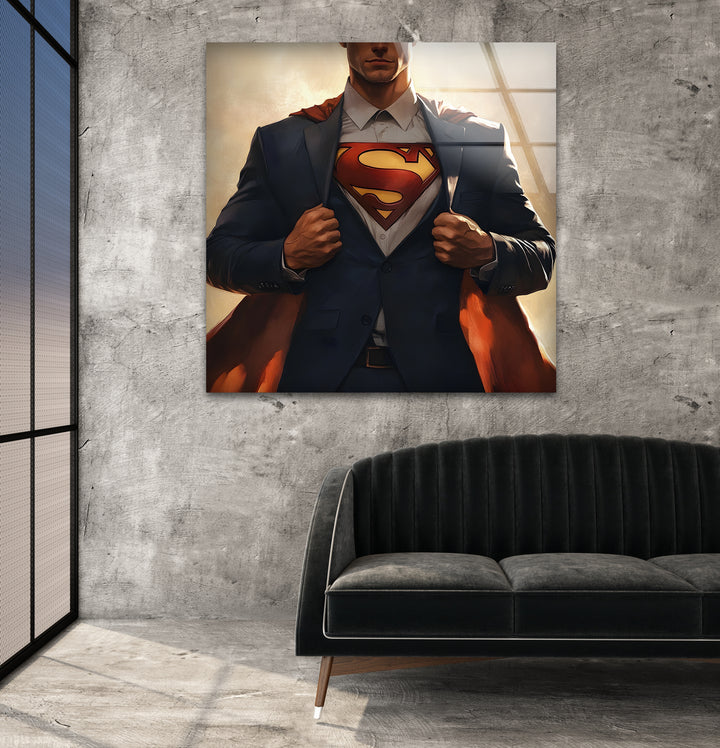 Striking superheroes art perfect for fans, blending iconic imagery with artistic flair
