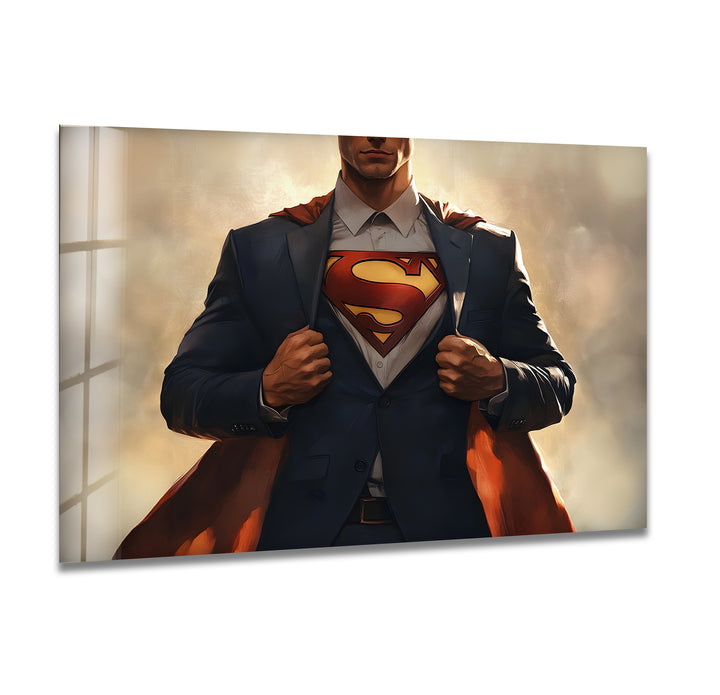 Superheroes art showcasing iconic characters brought to life with bold and vibrant designs
