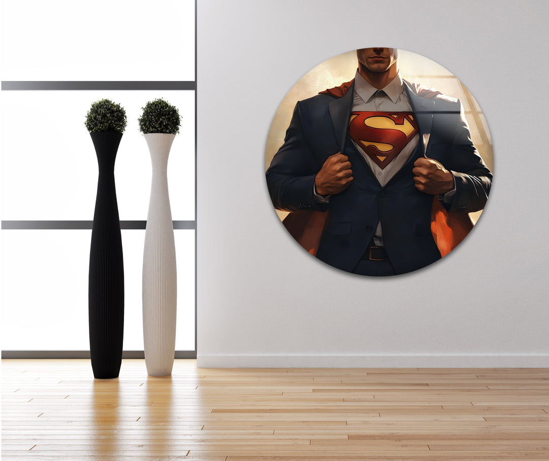 Eye-catching superheroes artwork designed to bring excitement and dynamic energy to any room
