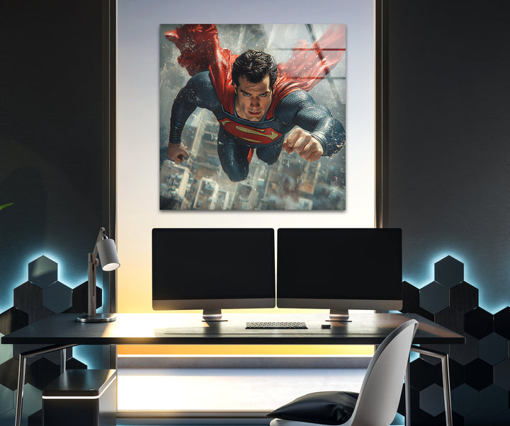 Bold superheroes wall art featuring action-packed designs to energize your decor