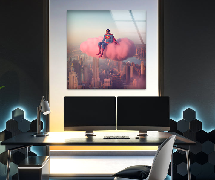 Vibrant superheroes art celebrating the strength and heroism of beloved icons
