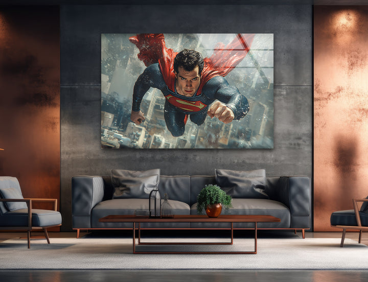 Eye-catching superheroes artwork designed to bring excitement and dynamic energy to any room