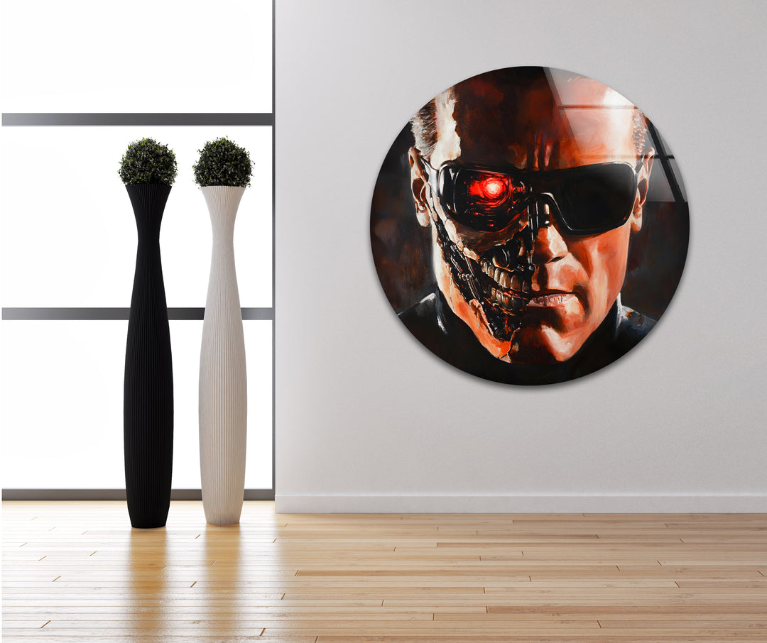 Famous movie posters brought to life through detailed artwork capturing the essence of legendary films
