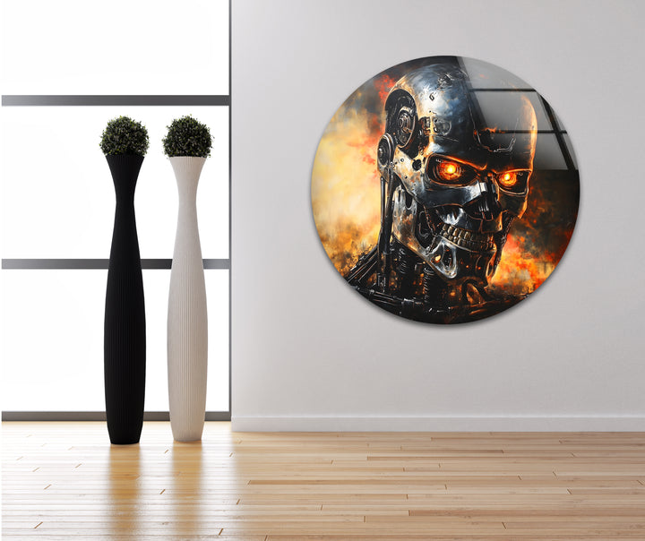 Famous movie posters brought to life through detailed artwork capturing the essence of legendary films
