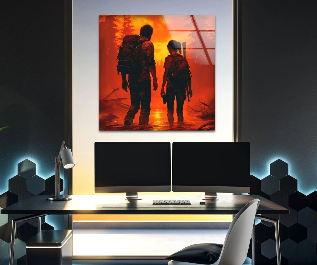 The Last of Us Glass Wall Art glass image printing, glass prints from photos
