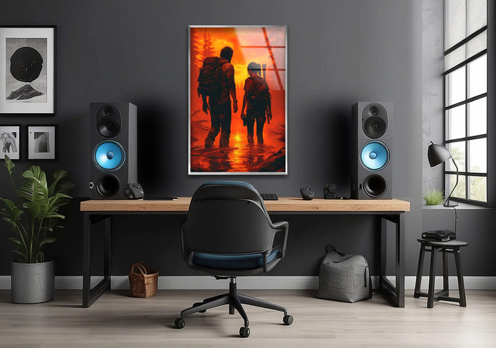 The Last of Us Glass Wall Art glass photo prints, glass picture prints
