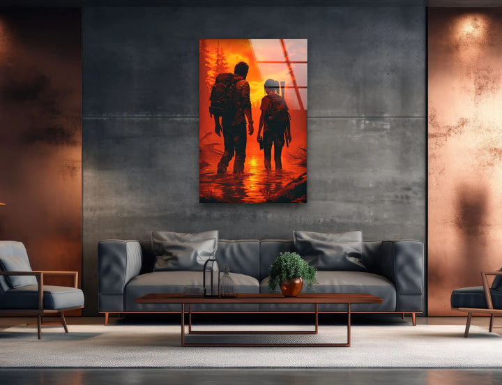 The Last of Us Glass Wall Art picture on glass wall art, photos printed on glass
