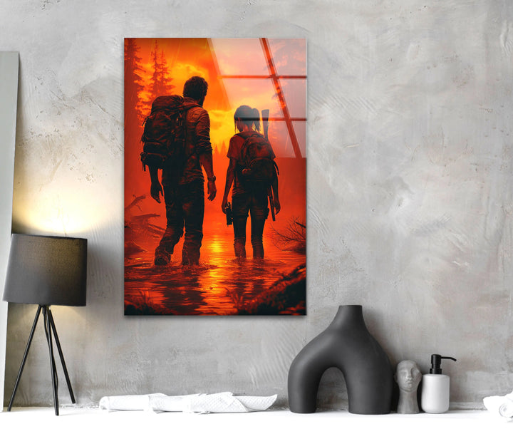 The Last of Us Glass Wall Art print on glass, glass printed photos
