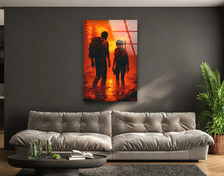 The Last of Us Glass Wall Art custom glass photo prints, large glass prints
