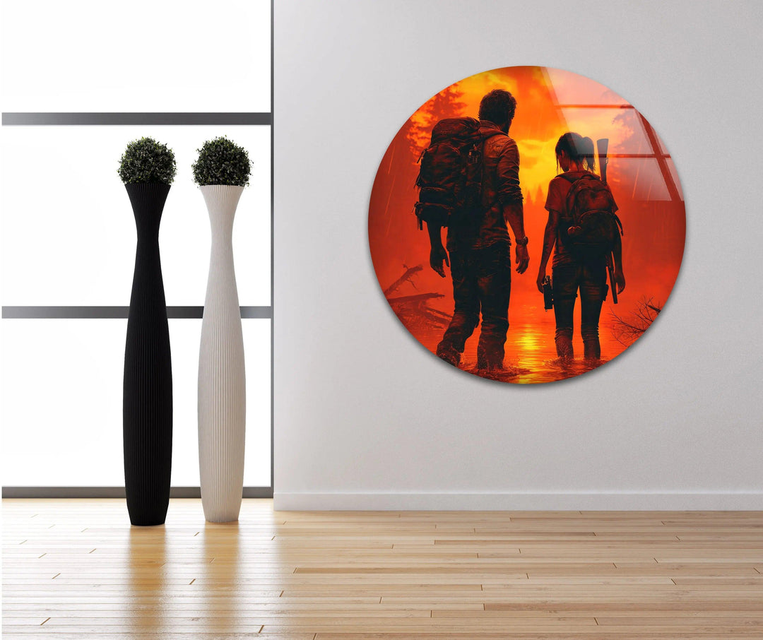 The Last of Us Glass Wall Art custom glass pictures, glass art prints
