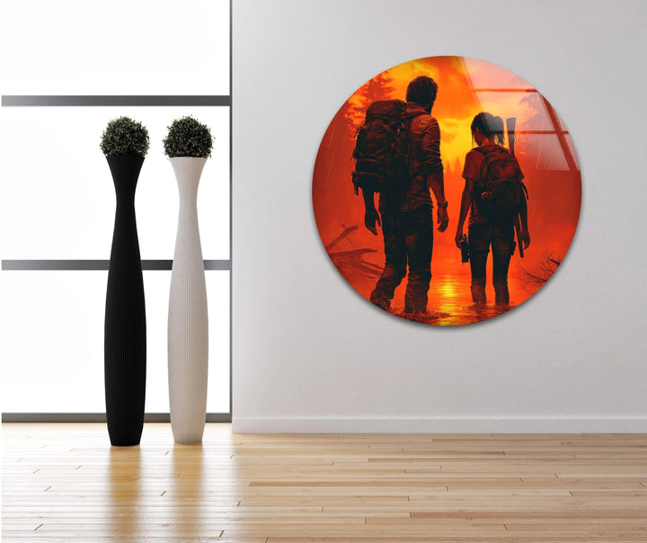 The Last of Us Glass Wall Art custom glass pictures, glass art prints
