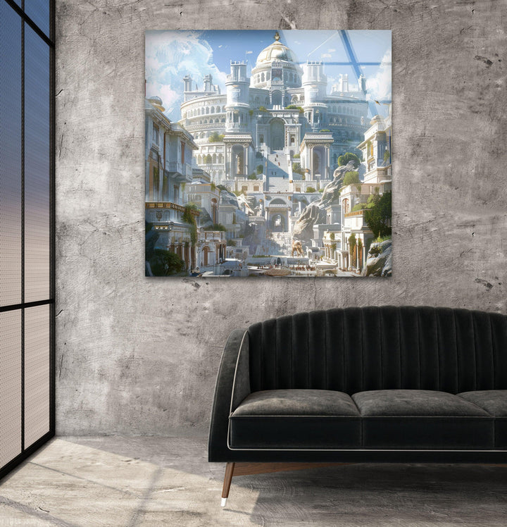 The White City of the Empir Glass Wall Art, glass image printing, glass prints from photos