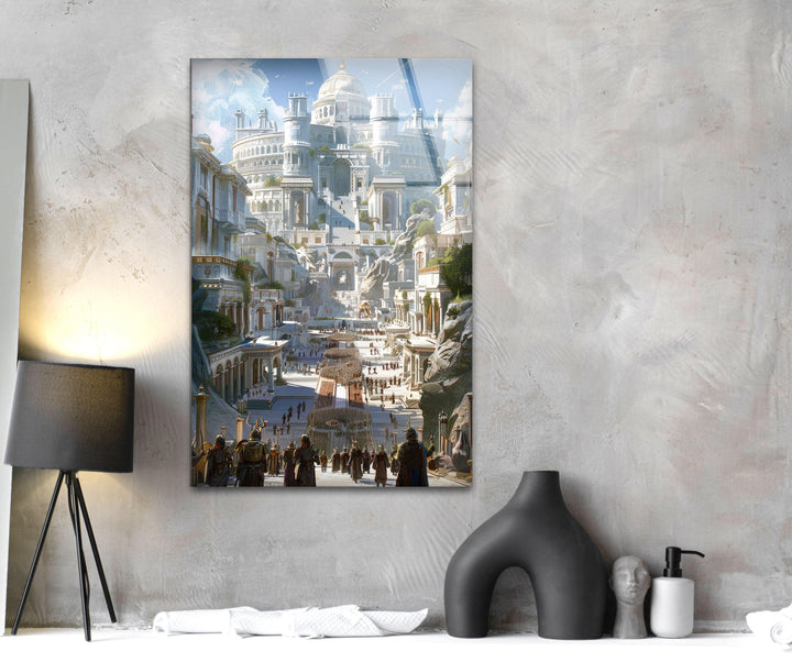The White City of the Empir Glass Wall Art, Glass Printing Wall Art, Print photos on glass