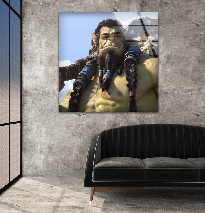 Bold and imaginative video game art perfect for creating a personalized and exciting gaming decor theme
