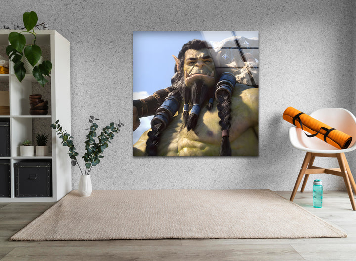 Gaming art inspired by legendary video games, perfect for creating a bold gamer wall decor
