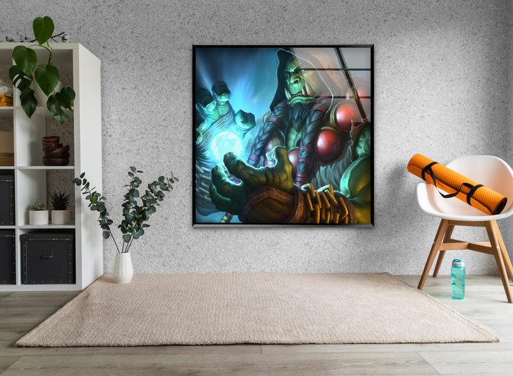 Gaming art featuring vibrant and dynamic designs inspired by iconic video games and gamer culture

