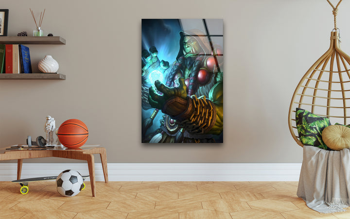 Video game art prints highlighting epic moments and characters from legendary gaming franchises
