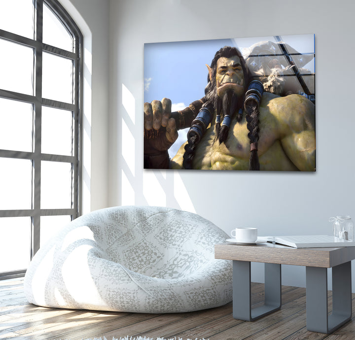 Eye-catching gamer wall decor showcasing intricate gaming art and stunning video game landscapes
