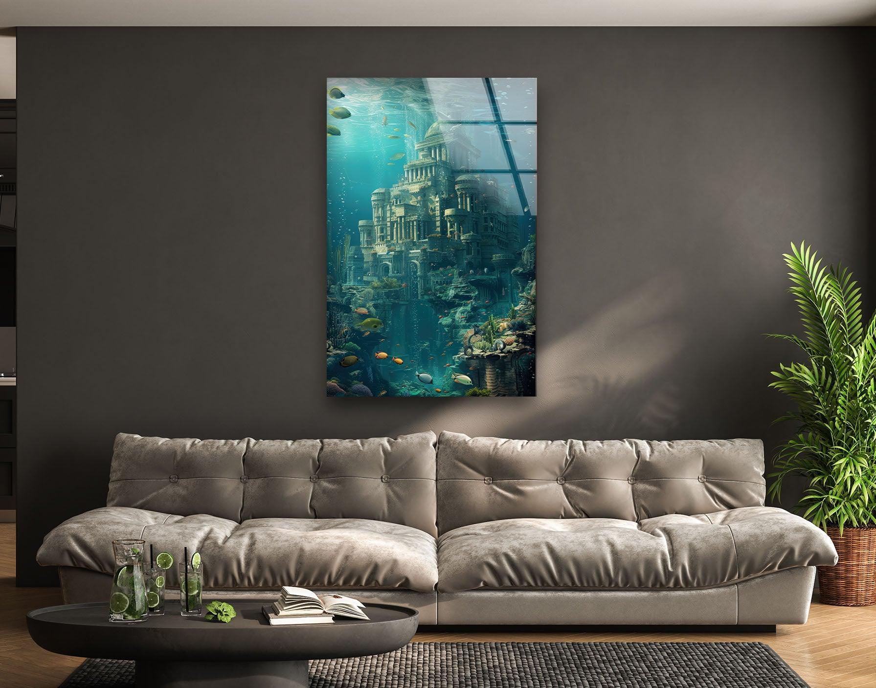 Underwater Atlantis Wall Art – Submerged City Wonder – MyPhotoStation