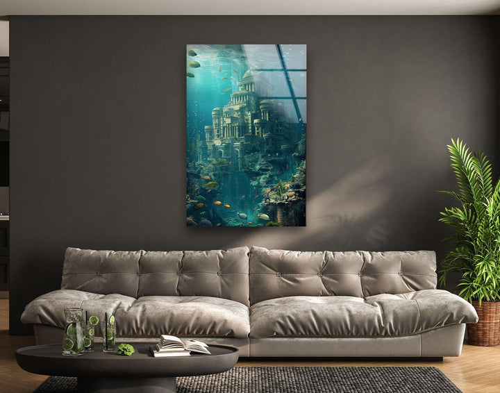Underwater Atlantis Cool Glass Art & Wall Art
