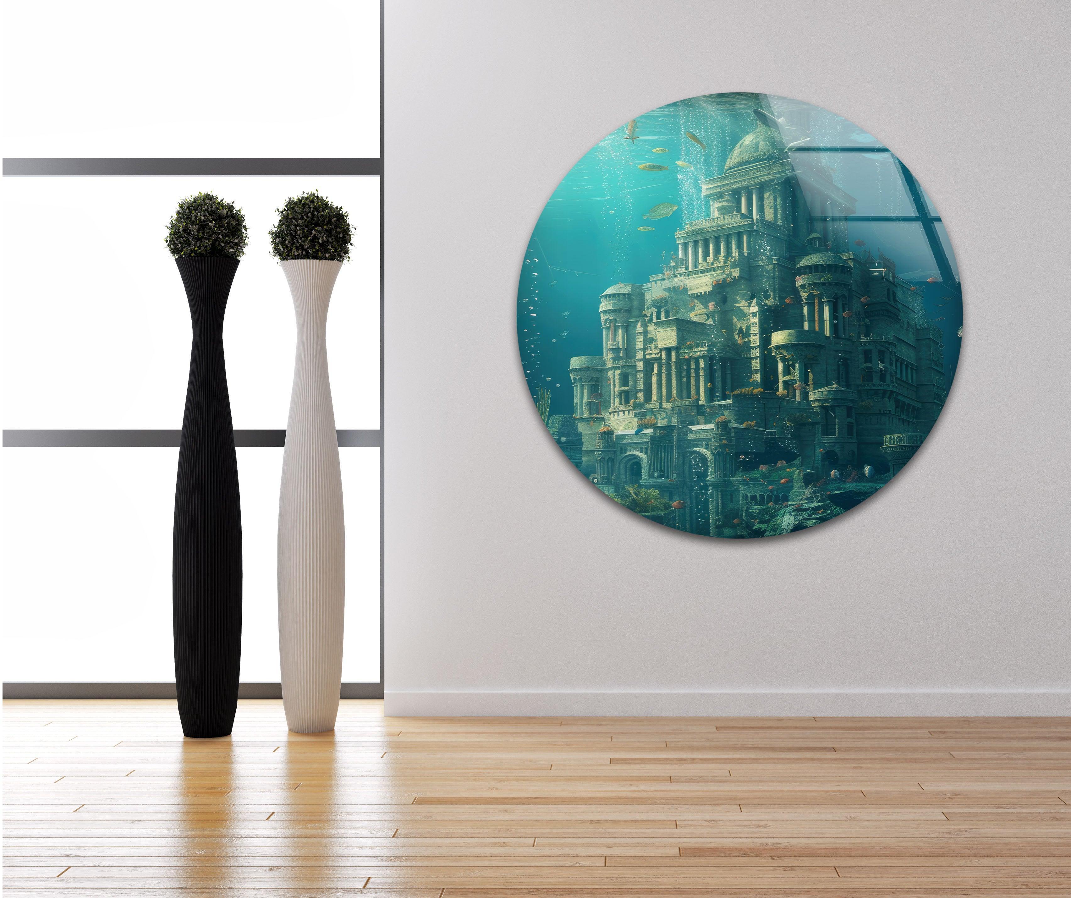 Underwater Atlantis Wall Art – Submerged City Wonder – MyPhotoStation