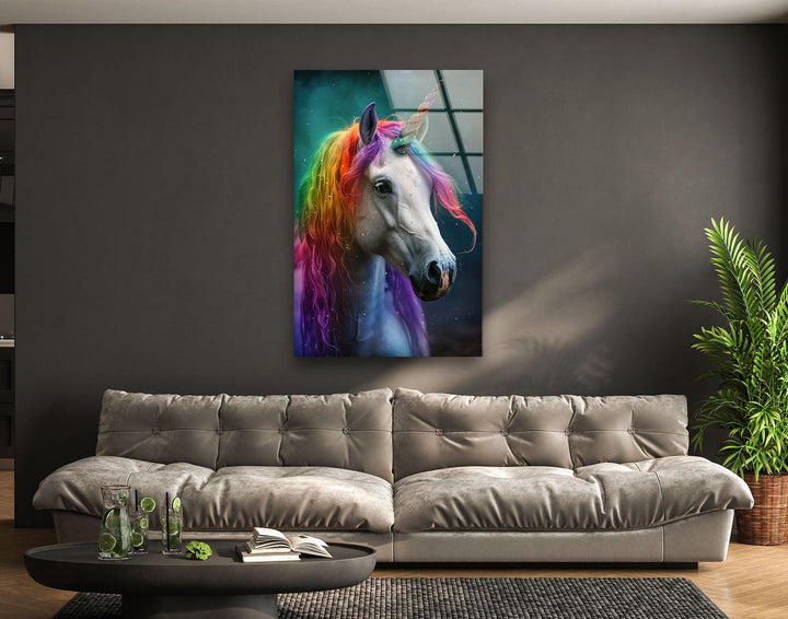 Unicorn Glass Picture Prints & Cool Art Pieces