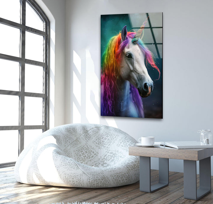Unicorn Cool Glass Art & Wall Art