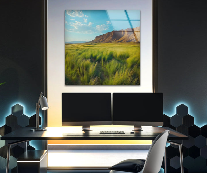 Utah Mountain Glass Wall Art Glass Printing Wall Art, Print photos on glass
