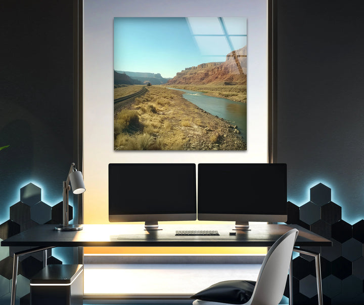 Beauty Utah Mountains Glass Wall Art glass image printing, glass prints from photos
