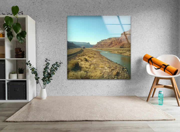 Beauty Utah Mountains Glass Wall Art glass photo prints, glass picture prints
